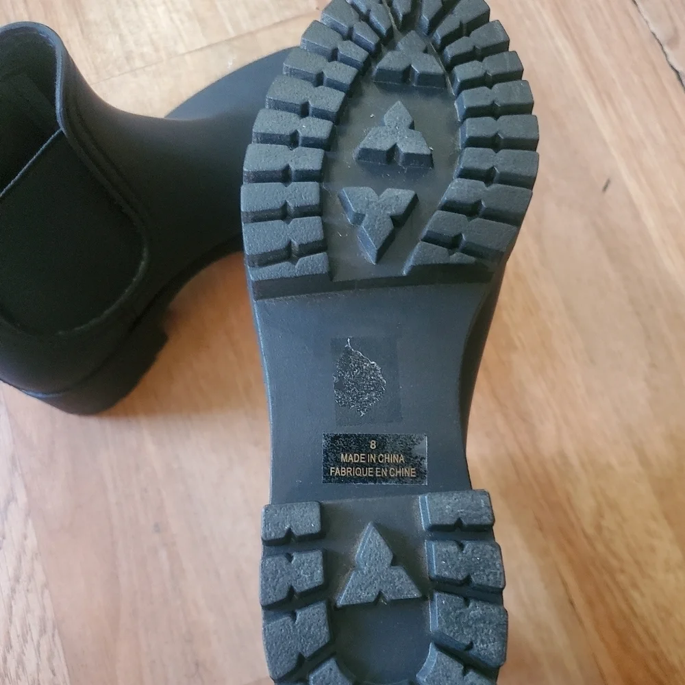 Jeffrey Campbell Cloudy Black Womans Boots, Size 8